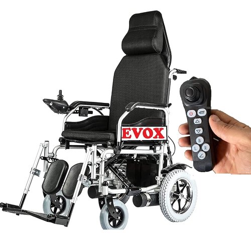 Evox WC 104 R - Reclining Wheelchair With Wireless Attendant Controller - Image 2